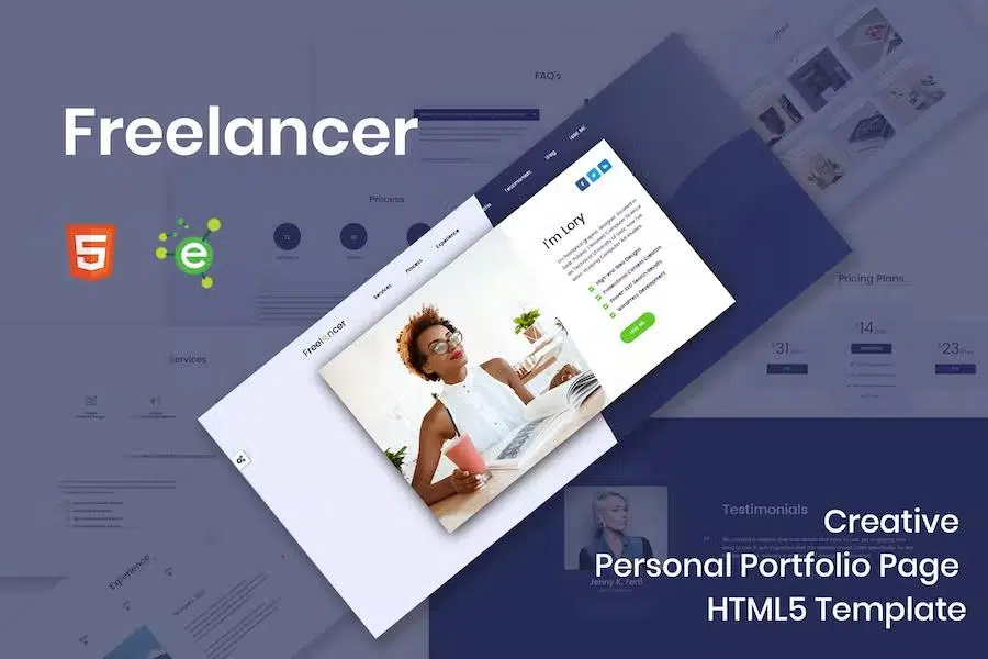 Freelancer – Creative Business & Portfolio Personal Page HTML5 Template