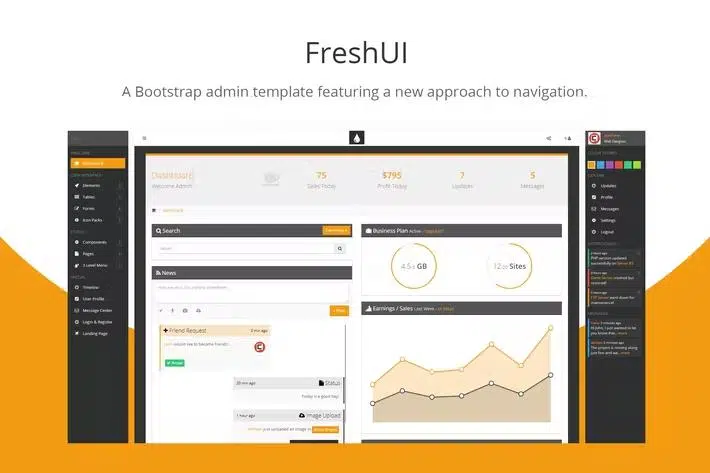 FreshUI – Premium Web App and Admin Template