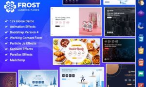 Frost – Coming Soon, Under Construction React Template