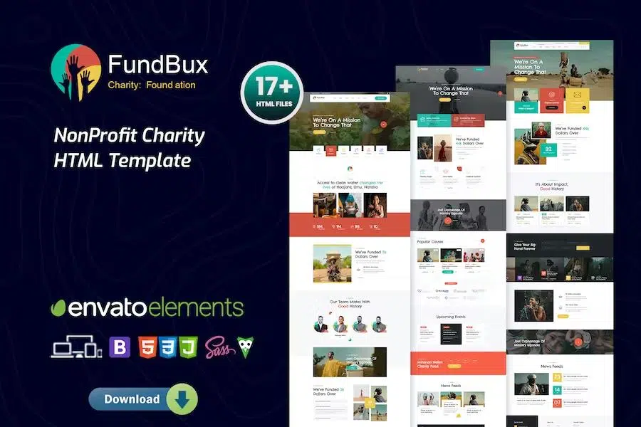 FundBux – Charity & Fundraise Template