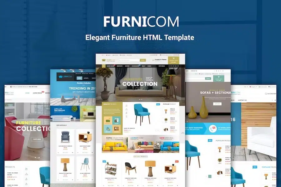 Furnicom – Responsive Furniture & Interior HTML Template