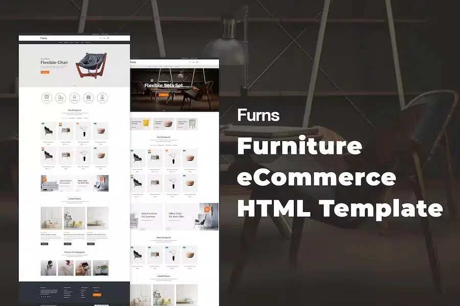 Furns – Furniture eCommerce HTML Template