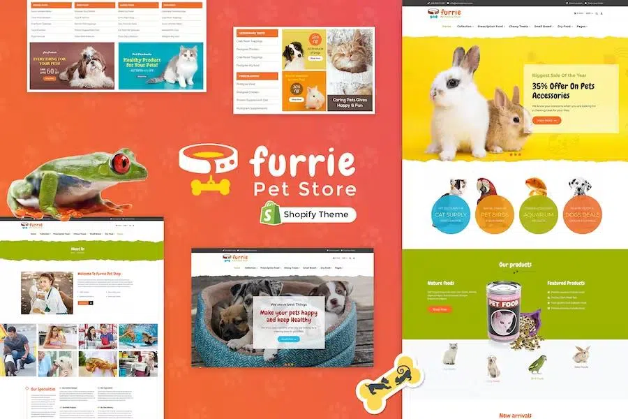 Furrie – Shopify Pet Store, Dog Care