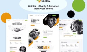 Gainioz – Charity & Donation WordPress Theme