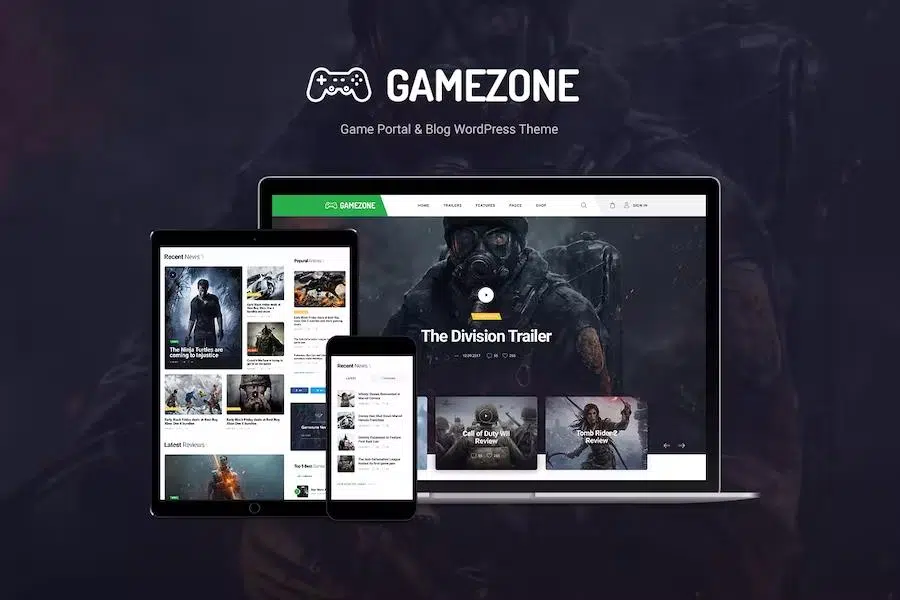 Gamezone – Video Gaming Blog & Esports Store WordPress Theme