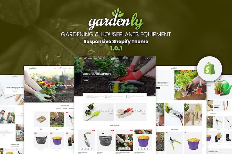 Gardenly – Gardening & Houseplants Equipment Responsive Shopify Theme