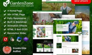 GardenZone – Agriculture, Gardening & Landscaping Responsive HTML Template