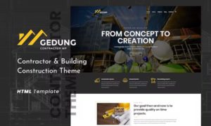 Gedung – Contractor & Building Construction HTML Template