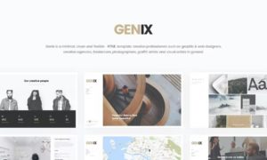 Genix – Creative Portfolio HTML5 Template