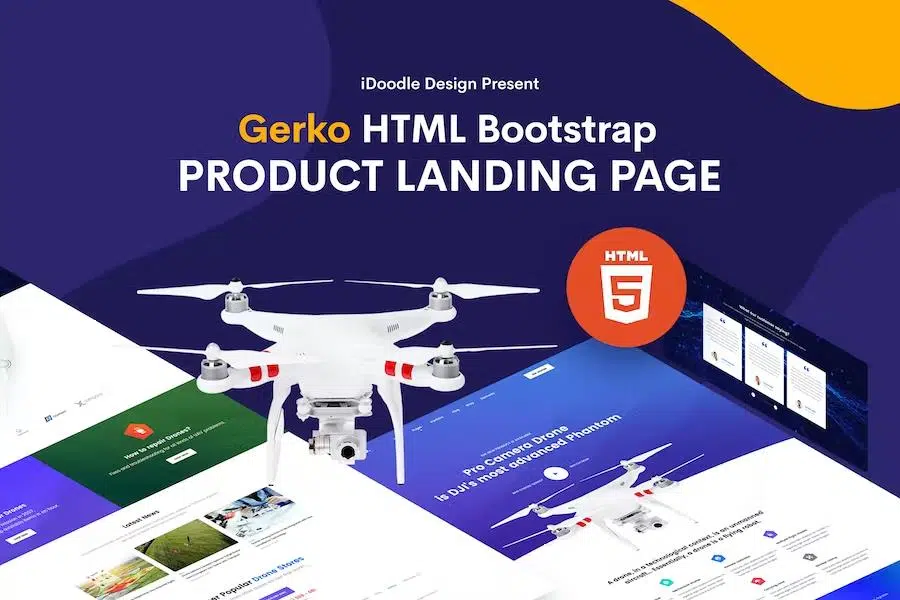 Gerko – Product Landing Page Template with Bootstrap