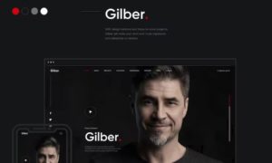 Gilber – Personal CV Resume WordPress Theme