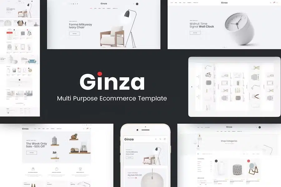 Ginza – Furniture Theme for WooCommerce WordPress