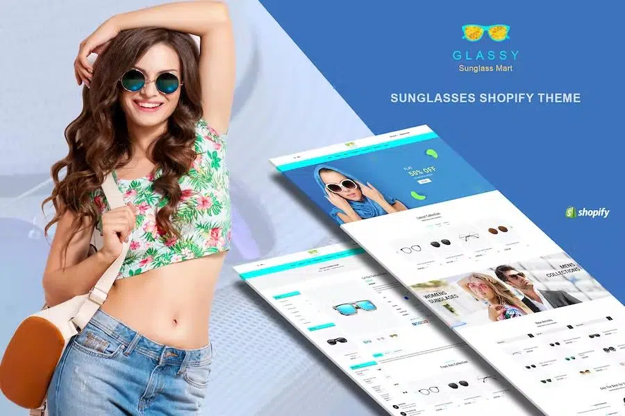 Glassy – Sunglass, Luxury Store Shopify Theme