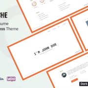 Glitche – CV WordPress Theme