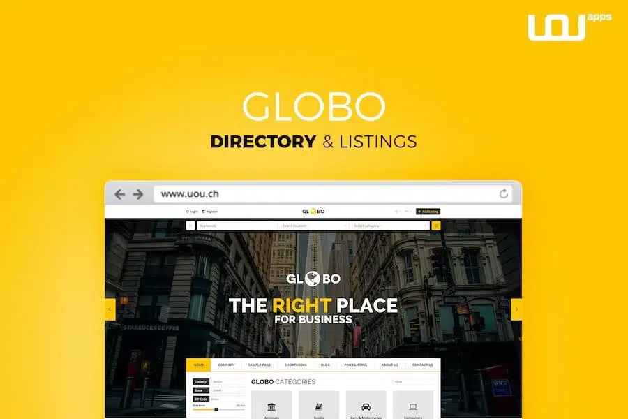 Globo – Directory & Listings HTML Template