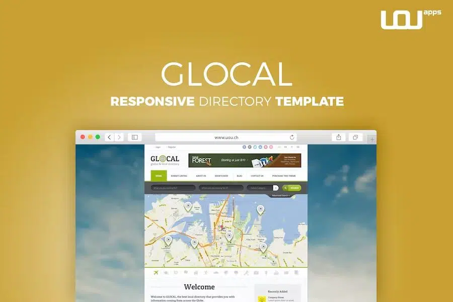 Glocal – Responsive Directory Template