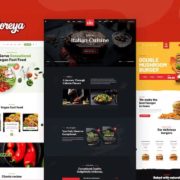 Gloreya – Food Ordering & Delivery Restaurant WordPress Theme