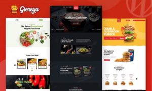 Gloreya – Food Ordering & Delivery Restaurant WordPress Theme