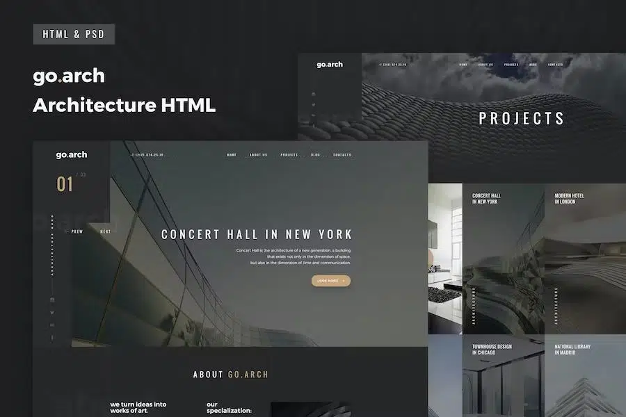 go.arch – Architecture & Interior Template