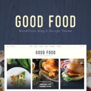 Good Food – Recipe Magazine & Culinary Blog Theme