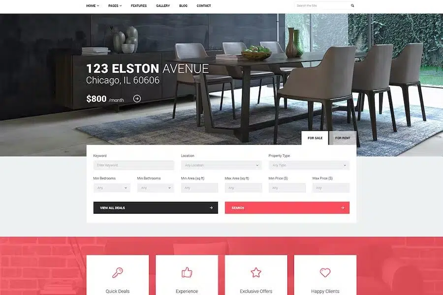 Good Homes – A Contemporary Real Estate WordPress Theme