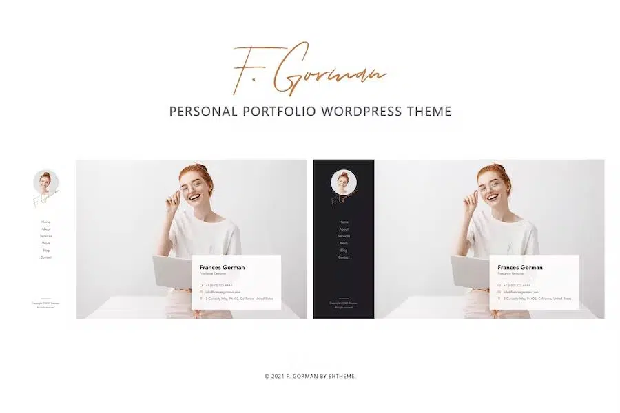 Gorman – Personal Portfolio WordPress Theme