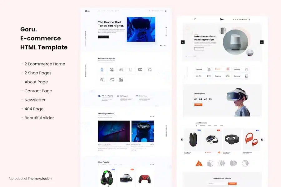 Goru – Electronics eCommerce HTML5 Template