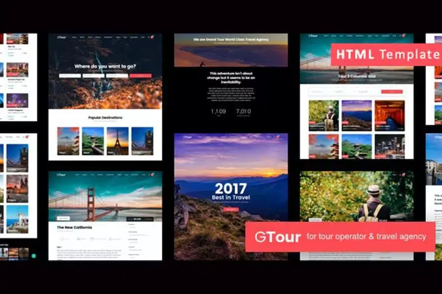 Grand Tour – Travel Agency HTML Template