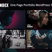 Grandex – One Page Portfolio WordPress Theme