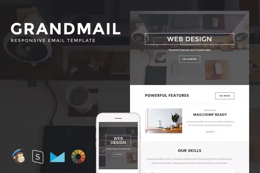 GrandMail – Responsive Email Set