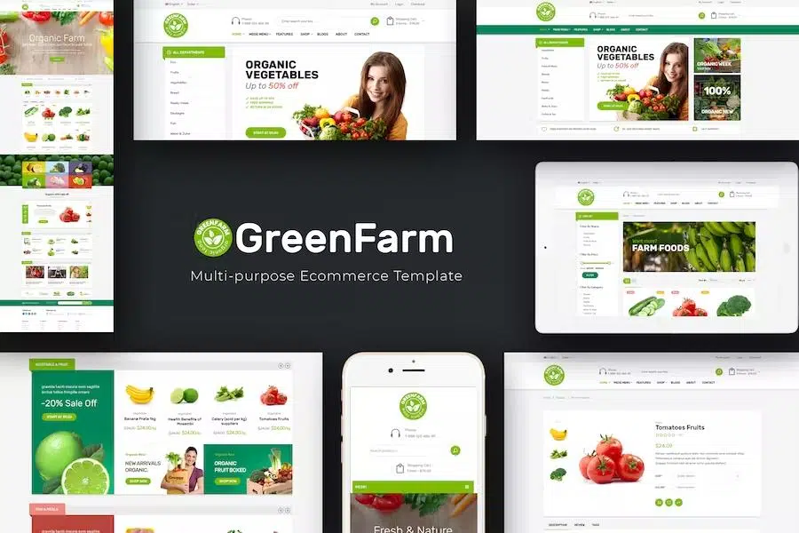 Greenfarm – Organic Theme for WooCommerce WordPress