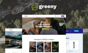 Greeny – Electric Car Dealership WordPress Theme