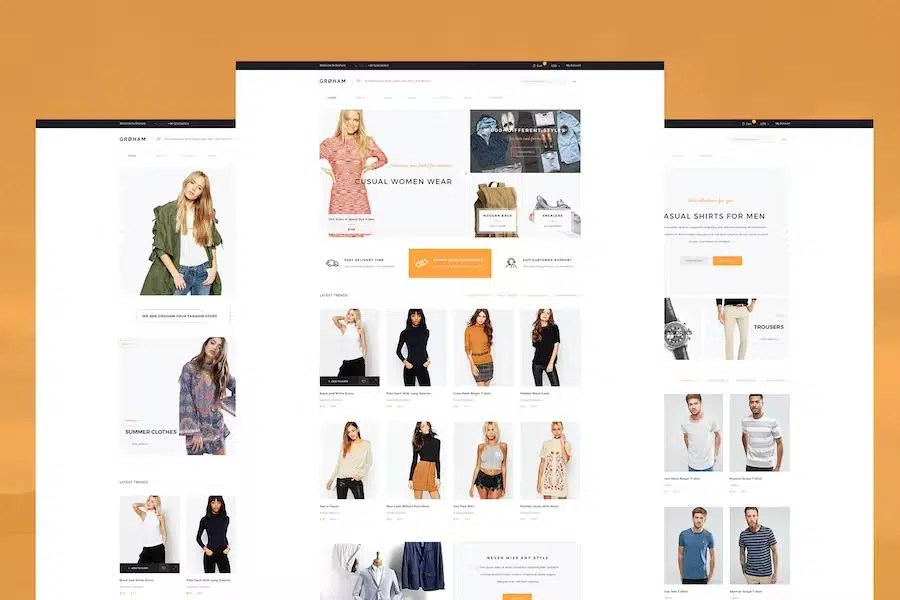 Groham – Fashion eCommerce HTML template