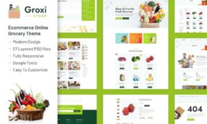 Groxi – Grocery Store Template