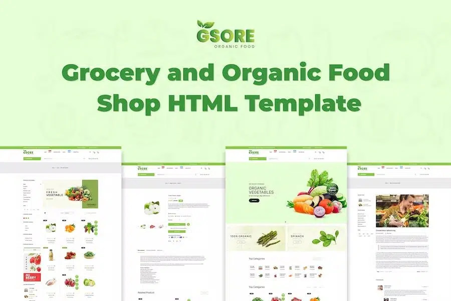 Gsore – Grocery and Organic Food Shop HTML Template