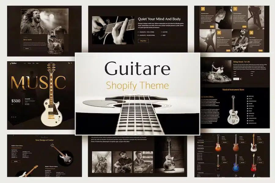 Guitare – Instruments, Music Store Shopify Theme