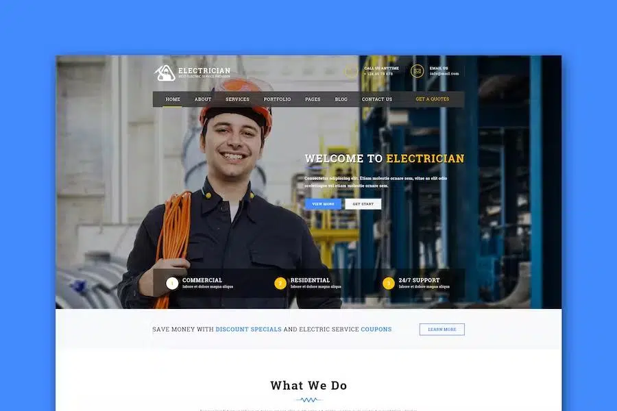 Handyman – Responsive HTML Template – Business