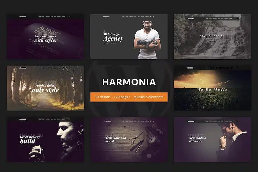 Harmonia – Creative Multi-Purpose WordPress Theme