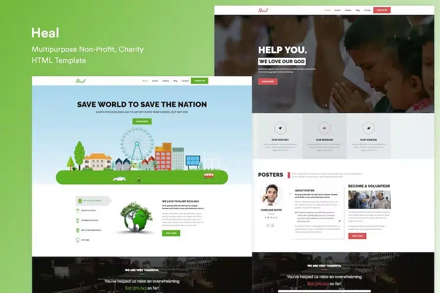 Heal – Charity HTML Template