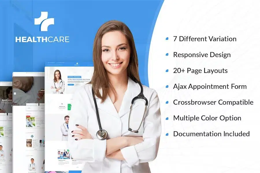 Health Care – Doctor Hospital Clinic Medical Responsive Website Template