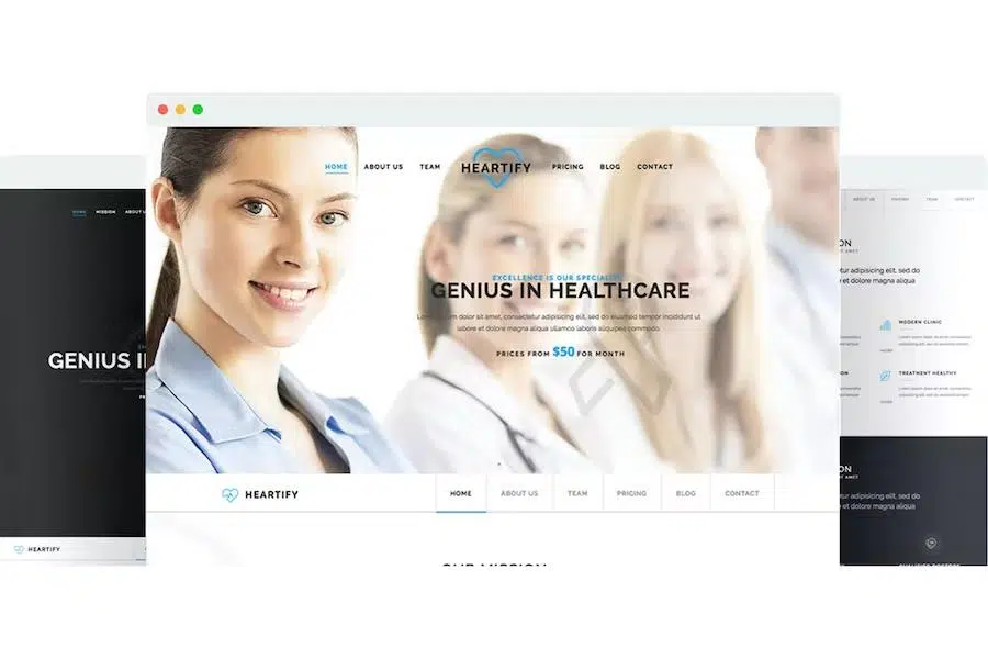 Heartify – Responsive Medical and Health Template