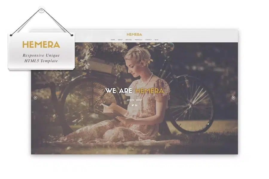 Hemera – Responsive Unique HTML 5 Template