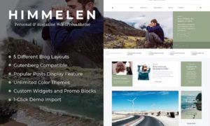 Himmelen – Personal Minimal WordPress Blog Theme