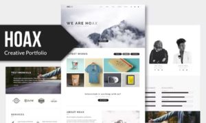 HOAX – Creative Multipurpose HTML Template