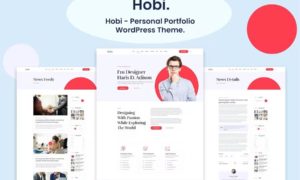 Hobi – Personal Portfolio WordPress Theme