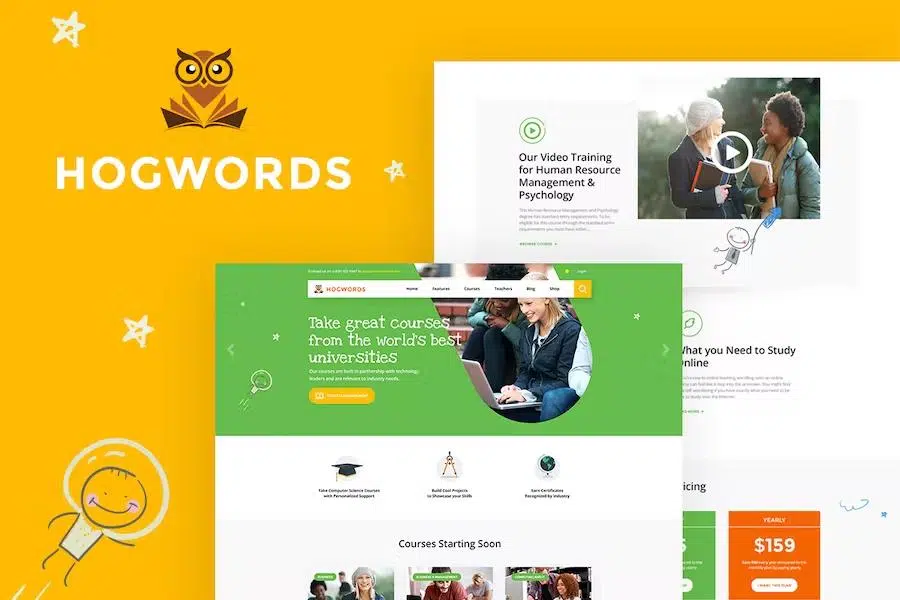 Hogwords – School, University & Education Center WordPress Theme