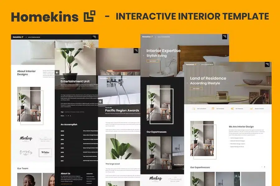 Homekins – Interactive Interior Template