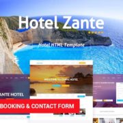 Zante – Hotel Template