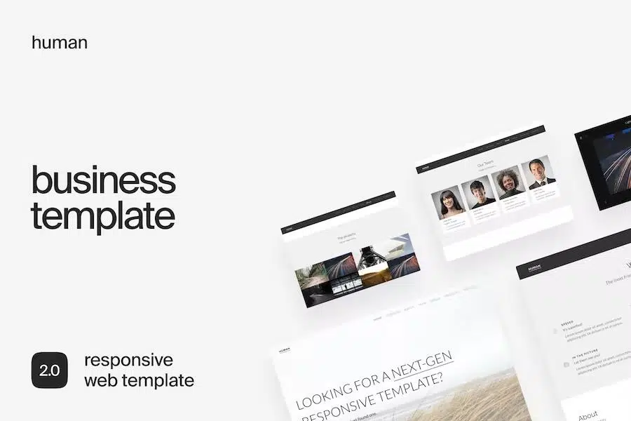 Human – Responsive HTML5 Business Template