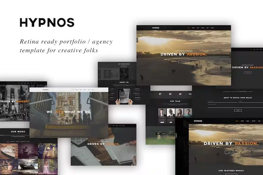 Hypnos – Responsive Retina Ready HTML5 Template